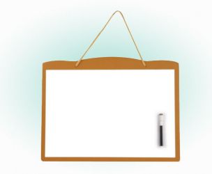 Wood Frame Dry Wipe Whiteboard