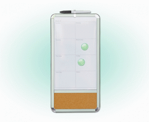 Markerboard And Cork Board