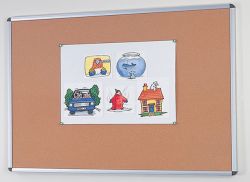 Aluminium Framed Cork Pinboard