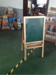 children wooden drawing easel
