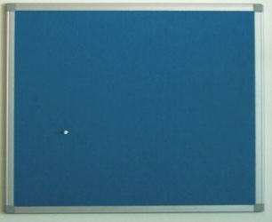 Blue Aluminium Frame Felt Board
